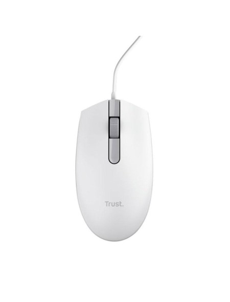 Raton Usb Trust TM-101 Eco / 1200 Dpi / 3 botones / Rueda de desplazamiento / Blanco / 25320