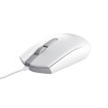 Raton Usb Trust TM-101 Eco / 1200 Dpi / 3 botones / Rueda de desplazamiento / Blanco / 25320