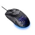 Raton Trust Gaming GXT 928 Helox Negro / 6.400 Dpi / RGB / 6 Botones / Ultraligero / 25306
