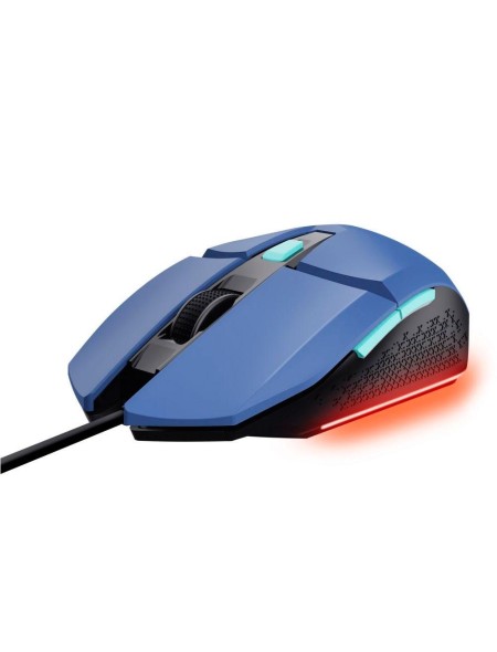 Raton Trust Gaming GXT 109 Felox Azul / 6.400 Dpi / RGB / 6 Botones / 25067