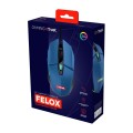 Raton Trust Gaming GXT 109 Felox Azul / 6.400 Dpi / RGB / 6 Botones / 25067