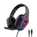 Auriculares Trust Gaming GXT 416 Zirox / Jack 3.5mm / Usb / Iluminacion Led / Micro Flexible / 25331
