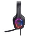 Auriculares Trust Gaming GXT 416 Zirox / Jack 3.5mm / Usb / Iluminacion Led / Micro Flexible / 25331