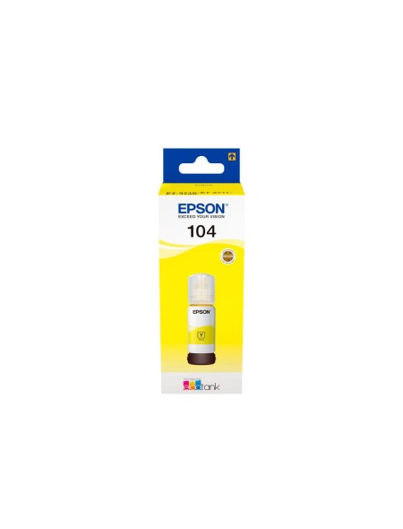 Botella Tinta Original Epson 104 Amarillo / Ecotank Et-2710