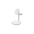 Cargador 3 en 1 inalámbrico MagScape para Iphone / Apple Watch / Airpods / 20.5w / Blanco / Greencell / MSST-GC-3IN1-W