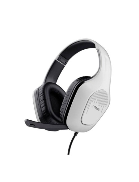 Auriculares Trust Gaming Gxt 415ps Zirox Negro-Blanco/ Multiplataforma Ps5 - Xbox - Nintendo - PC /  Cable 1.2m / 24993