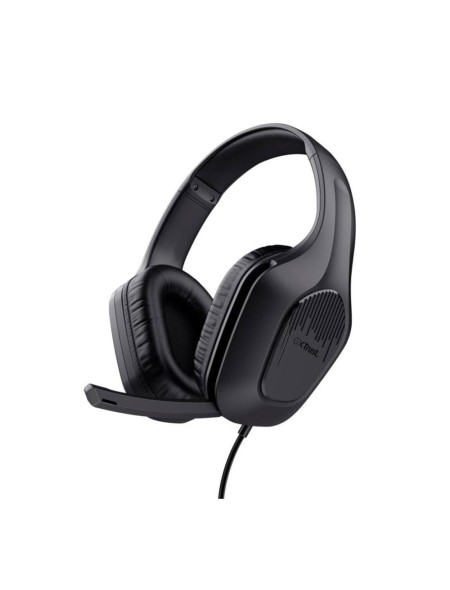 Auriculares Trust Gaming Gxt 415 Zirox Negro / Multiplataforma Ps5 - Xbox - Nintendo - PC /  Cable 2m / 24990