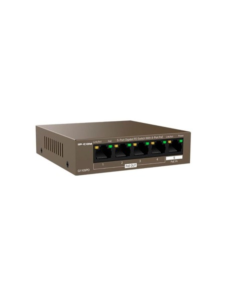 Switch 5p 10/100/1000 Gigabit Gestionable IP-COM / Carcasa metálica / G1105PD