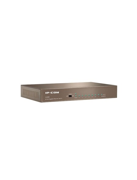 Switch 8p 10/100/1000 Gigabit No gestionable IP-COM / Carcasa metálica / G1008M
