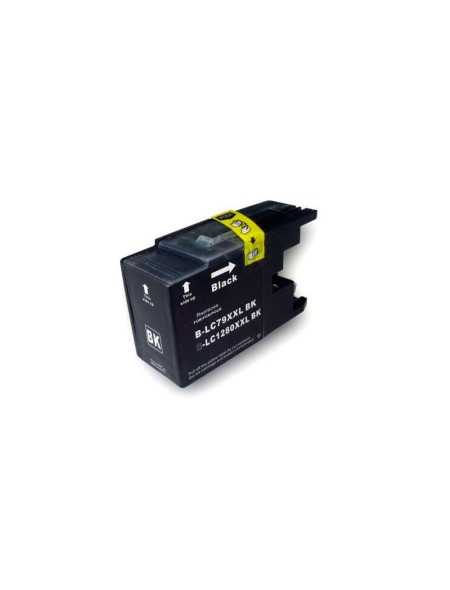 Tinta genérica para BROTHER LC1280 XXL Negro / Tamaño grande