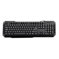 Teclado Multimedia Drile Usb / Negro / 3Go / KBDRILEUSB2