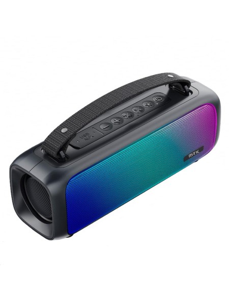 Altavoz Bluetooth 5.3 TF4198 / 20w / 2.400 mAh / Luces Led / Tws / Fm / Microsd / Usb / Negro / MTK / 0451982