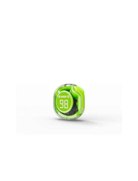 Auriculares Bluetooth 5.4 Gembird / Verde / Tws / Indicador de carga / TWST-01-G