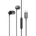 Auriculares Energy Sistem Metallized / Conector Type-C / Cable 1.2 / Microfono Integrado / Control de Volumen / Negro / 456741