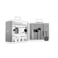Auriculares Energy Sistem Metallized / Conector Type-C / Cable 1.2 / Microfono Integrado / Control de Volumen / Negro / 456741
