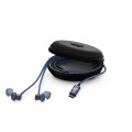 Auriculares Energy Sistem Metallized / Conector Type-C / Cable 1.2 / Microfono Integrado / Control de Volumen / Azul / 458790