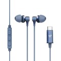 Auriculares Energy Sistem Metallized / Conector Type-C / Cable 1.2 / Microfono Integrado / Control de Volumen / Azul / 458790
