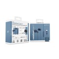Auriculares Energy Sistem Metallized / Conector Type-C / Cable 1.2 / Microfono Integrado / Control de Volumen / Azul / 458790
