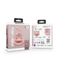 Auriculares Inalambricos Bluetooth Energy Sistem Style 4 Ultra / 25 horas de autonomia / Base de carga inluido / Rosa Oro / 453481