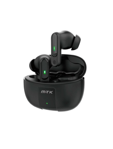 Auriculares Bluetooth 5.4 / TC3314 / Tws / Base de carga / Tactil / Negro / Mtk
