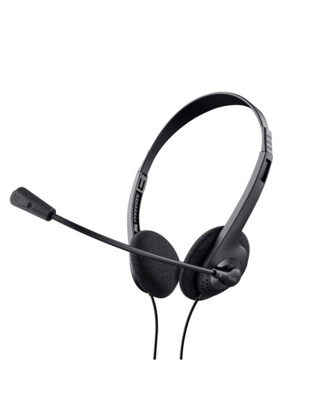 Auriculares Trust Primo con microfono / Jack 3.5mm / 1.8m / Negro / 21665