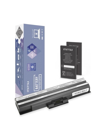Batería compatible para portátil SONY VGP-BPS13/BPS21 11.1V 4400 mAh Mitsu