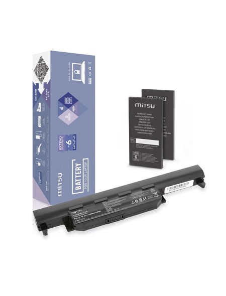 Batería compatible para portátil ASUS A32-K55 10.8V 4400mAh Mitsu