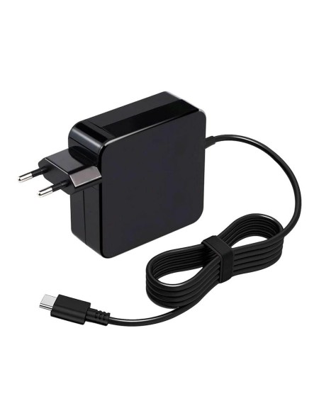 Cargador para portátil universal automático 65W 20v 3.25a  Type-C / Tipo enchufe pared