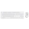 Combo Teclado + Raton Inalambrico Trust Ody II / Silencioso / 1600 Dpi / Blanco / 25467