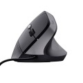 Raton óptico Usb vertical Trust Bayo II Ergonómico / USB / 2400 dpi / Negro / 25144