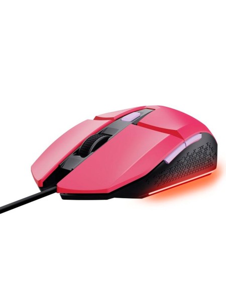 Raton Trust Gaming GXT 109 Felox Rosa / 6.400 Dpi / RGB / 6 Botones / 25068