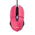 Raton Trust Gaming GXT 109 Felox Rosa / 6.400 Dpi / RGB / 6 Botones / 25068
