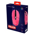 Raton Trust Gaming GXT 109 Felox Rosa / 6.400 Dpi / RGB / 6 Botones / 25068