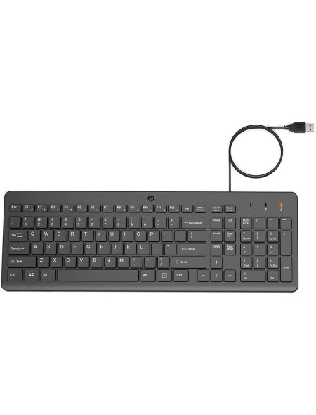 Teclado con cable HP 150 / USB / Negro / 664R5AA