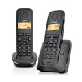 Telefono Inalámbrico Duo Dect Digital Gigaset A270 / Negro / L36852-H2812-D201