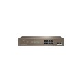 Switch 10p 10/100/1000 Gigabit  IP-COM/ Carcasa Metálica / G3310P-8-150W