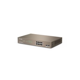 Switch 10p 10/100/1000 Gigabit  IP-COM/ Carcasa Metálica / G3310P-8-150W