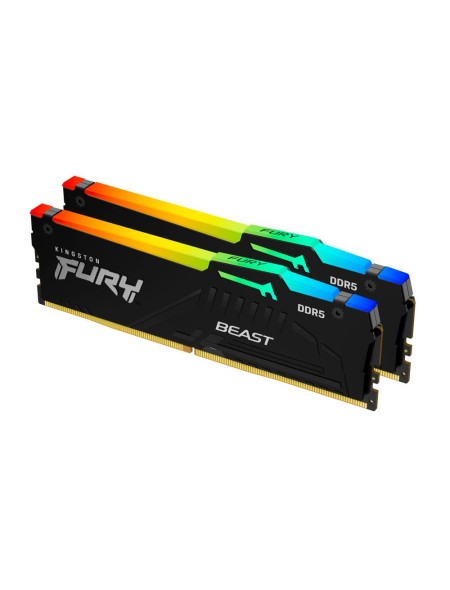 Memoria Ram Kingston Fury Beast DDR5 32Gb (2x16Gb) 5200mhz / DIMM /  CL40 / KF552C40BBAK2-32