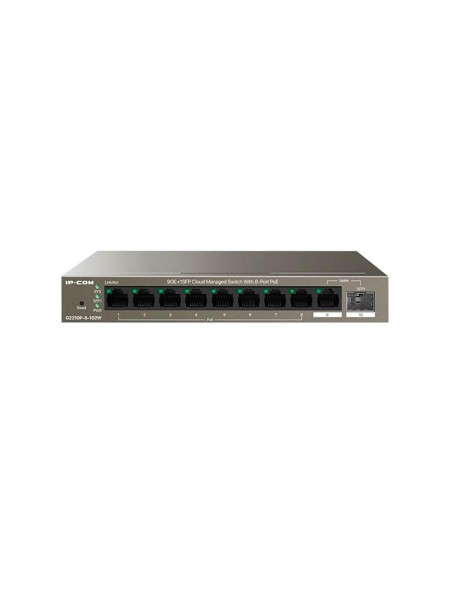 Switch 10p 10/100/1000 Gigabit  IP-COM/ Carcasa Metálica / G2210P-8-102W