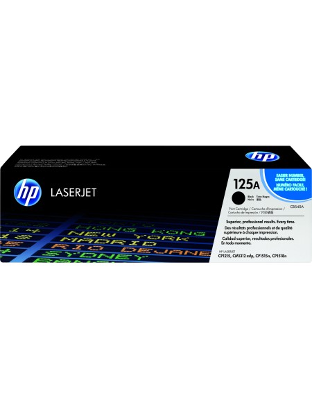 ÷ Tóner original hp cb540a negro 125a 2.200 páginas