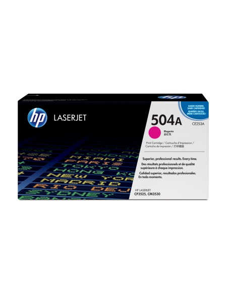 ÷ Tóner original hp ce253a magenta 504a 7.000 páginas