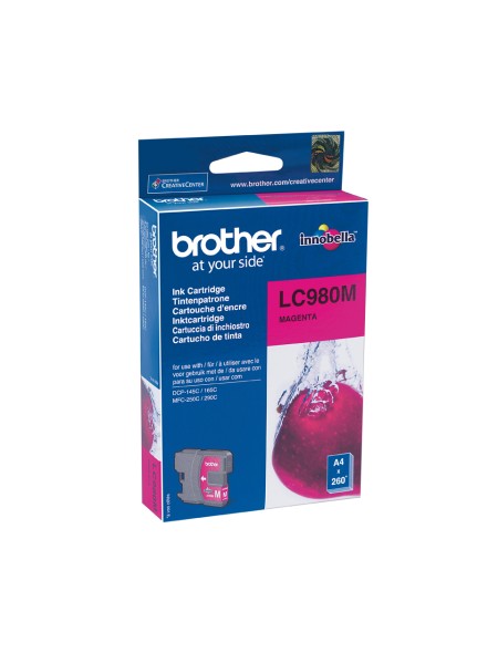 ÷ Tinta original brother lc980m magenta 4.8ml