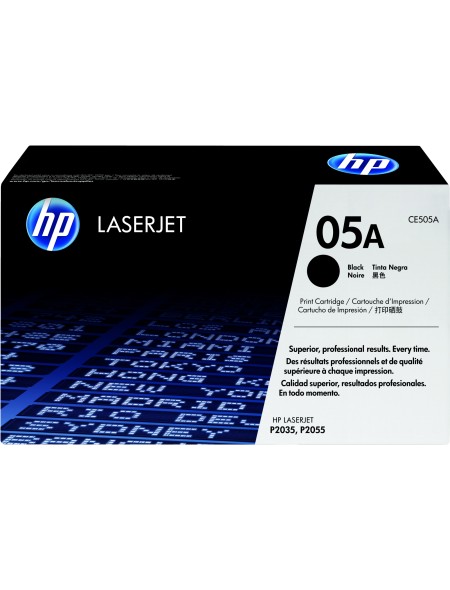 ÷ Tóner original hp ce505a negro 05a 2.300 páginas