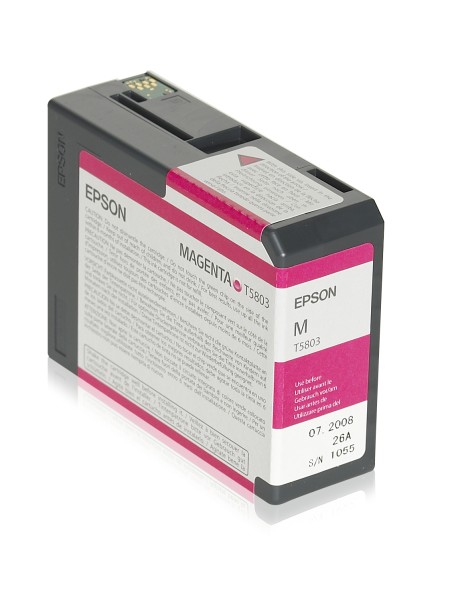 ÷ Tinta original epson t580300 magenta c13t580300 80ml