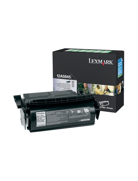 ÷ Tóner original lexmark 12a5845 negro 25000 páginas