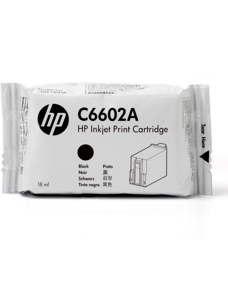 ÷ Tinta original hp c6602a negro 18ml