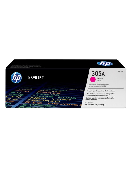 ÷ Tóner original hp ce413a magenta 305a 2.600 páginas