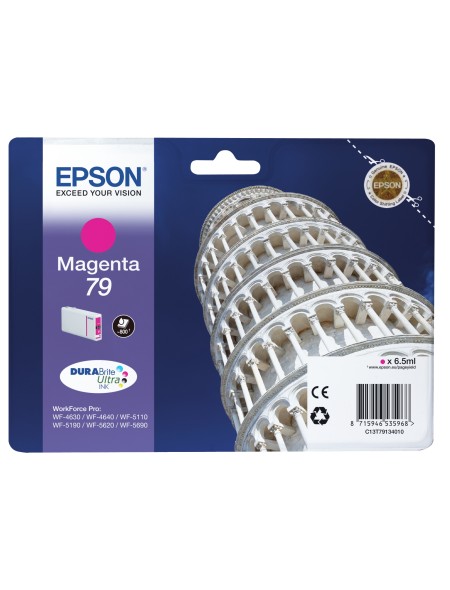 ÷ Tinta original epson t7913 magenta c13t79134010 6.5ml