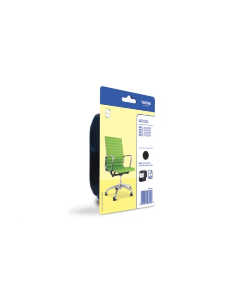 ÷ Tinta original brother lc229xlbkbp negro 2.400 páginas + alarma