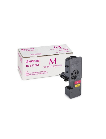 ÷ Tóner original kyocera tk-5220m magenta 1.200 páginas